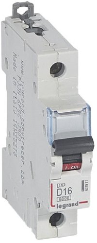 Выключатель автоматический Legrand DX3-E 6000 1п 16А D 10кА картинка